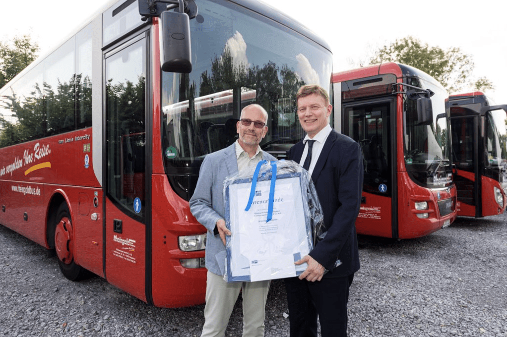 blankennagel ehrenurkunde - Rheingoldbus Wuppertal